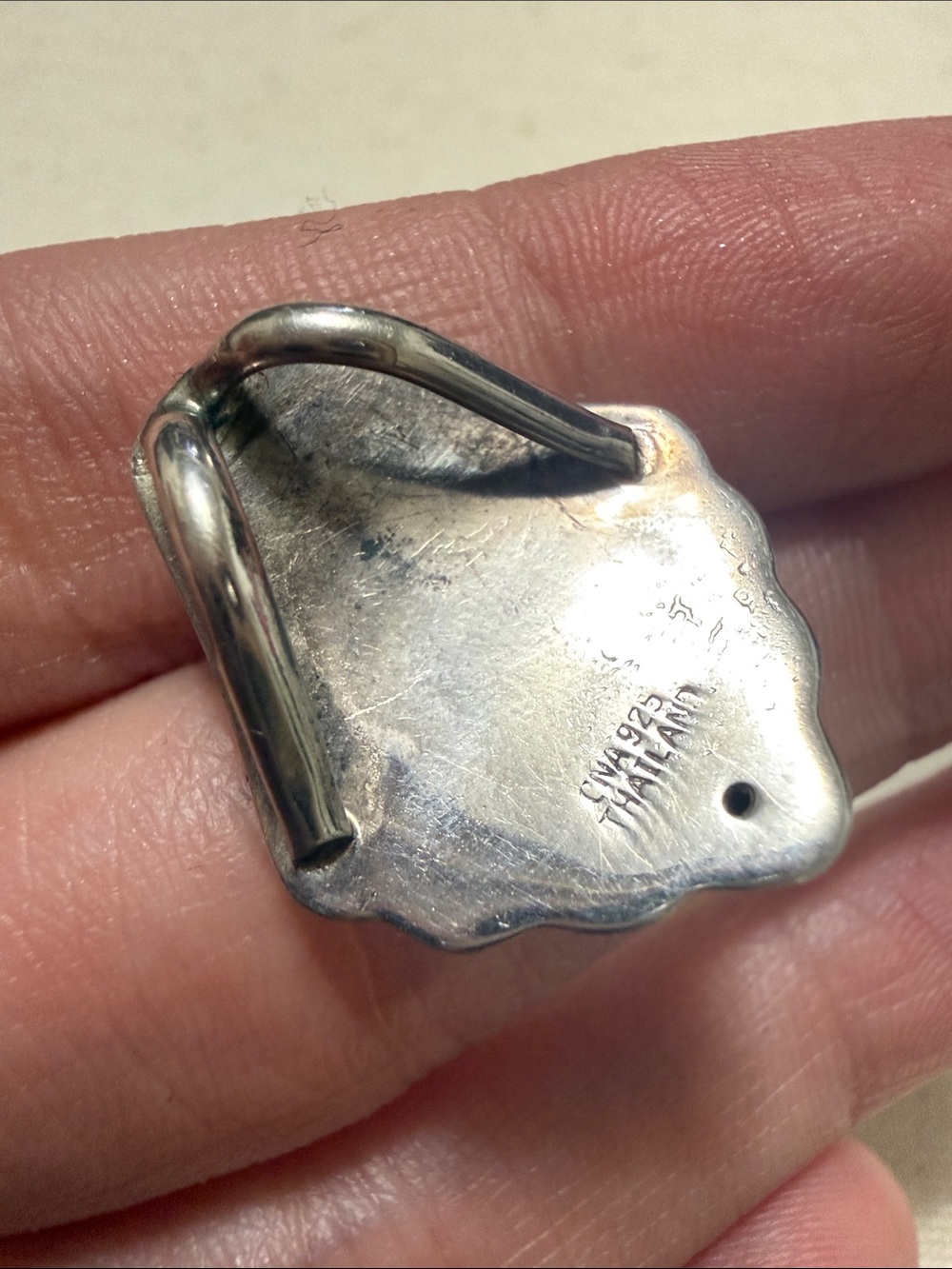 Sterling Silver 925 Shell-Shaped Statement Pendant Necklace 🐚 - Picture 3 of 10